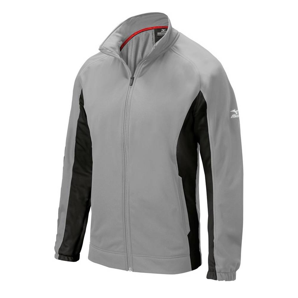 Mizuno Pro Thermal Pro Férfi Jacke Szürke/Fekete RDA982076